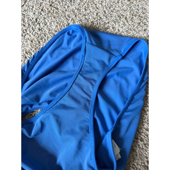 Aerie Braided One Piece Swimsuit Blue Criss Cross Sexy Cute Swimwear size S‎ - Picture 13 of 13